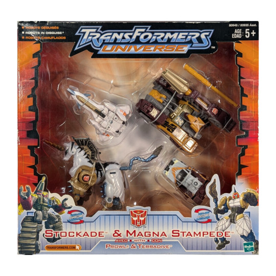Stockade & Magna Stampede with Prowl & Terradive