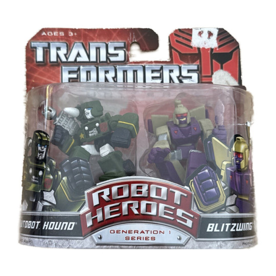 Autobot Hound vs. Blitzwing (Robot Heroes)