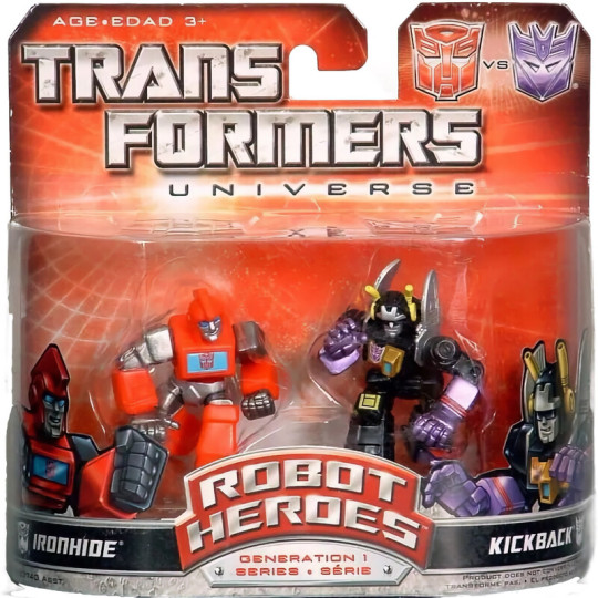 Ironhide vs. Kickback (Robot Heroes)