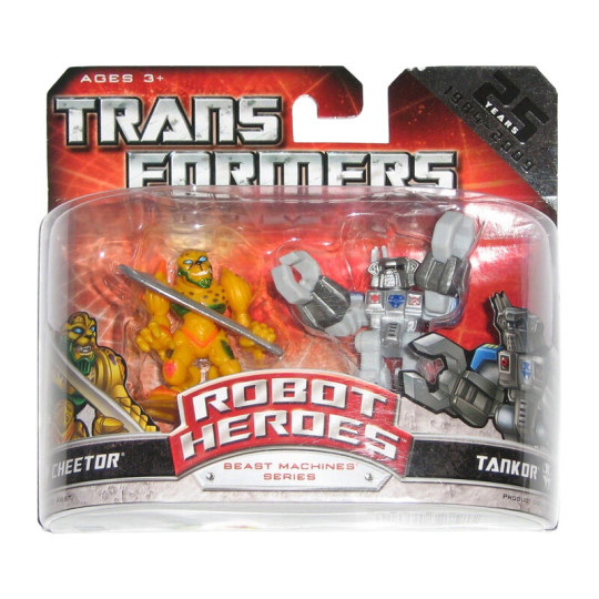 Cheetor vs. Tankor (Robot Heroes)