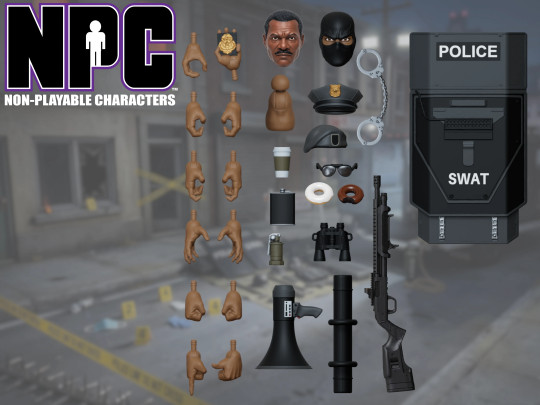 SWAT Accessory Kit (Ver. 01) 1/12 Scale Accessory Set