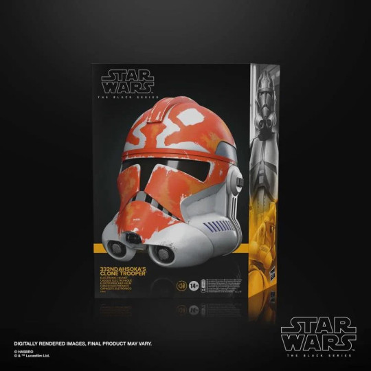332nd Ahsokas Clone Trooper 1:1 Scale Wearable Electronic Helmet