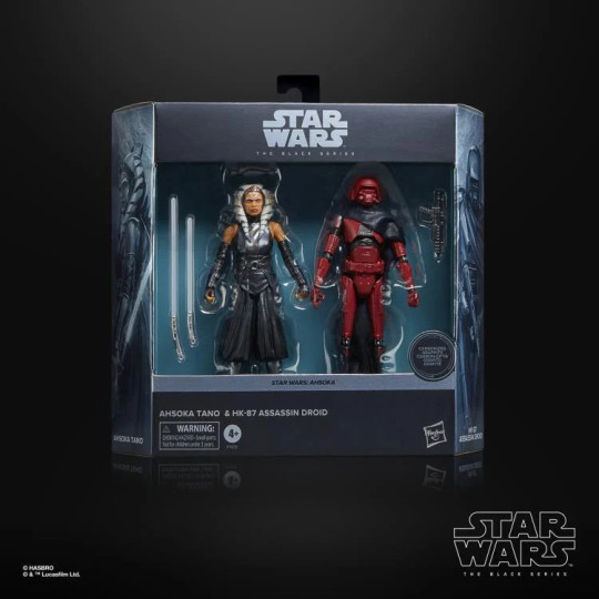 Ahsoka Tano & Hk-87 Assassin Droid Exclusive Two-Pack (Carbonized)