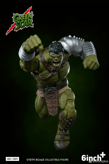 Display by HULK_2003: 6 Inch Plus Green Scar (Planet Hulk/World War Hulk)