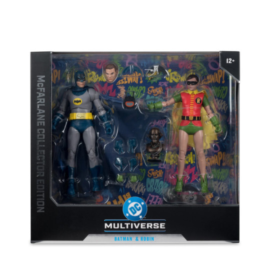 Batman And Robin (Batman Classic Tv Series) Mcfarlane Collector Edition 2-Pack