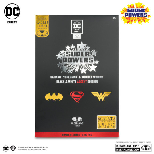 Batman, Superman & Wonder Woman 3Pk