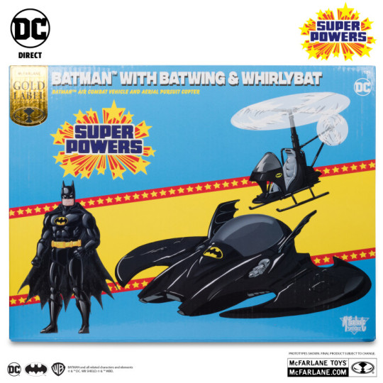 Batman With Batwing And Whirlybat 3Pk