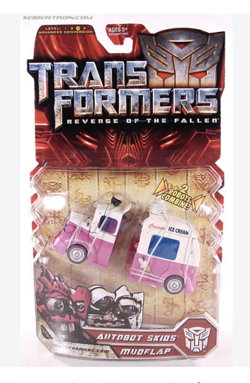 Display by Austin_Powers: Transformers Deluxe Autobot Skids & Mudflap (Robot Mode)