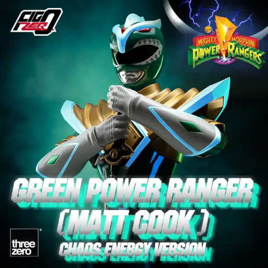 Mighty Morphin Power Rangers Green Power Ranger (Matt Cook) Chaos Energy Version