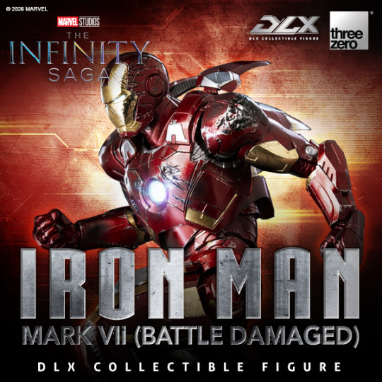 Marvel Studios: The Infinity Saga  DLX Iron Man Mark 7 (Battle Damaged)