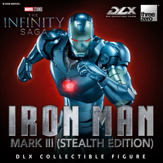 Marvel Studios: The Infinity Saga DLX Iron Man Mark 3 (Stealth Edition)