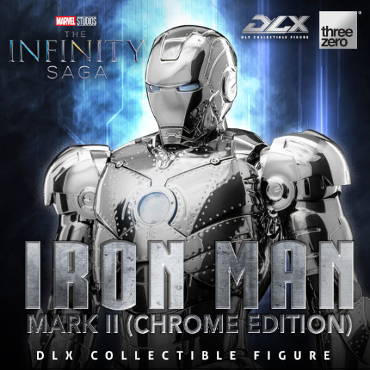 Marvel Studios: The Infinity Saga  DLX Iron Man Mark 2 (Chrome Edition)