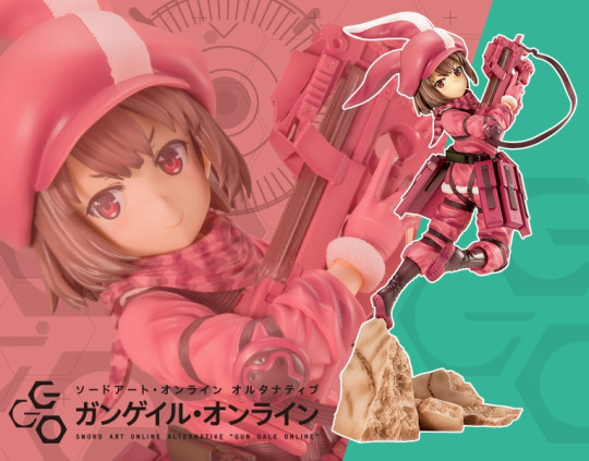 SWORD ART ONLINE ALTERNATIVE GUN GALE ONLINE LLENN ANI*STATUE