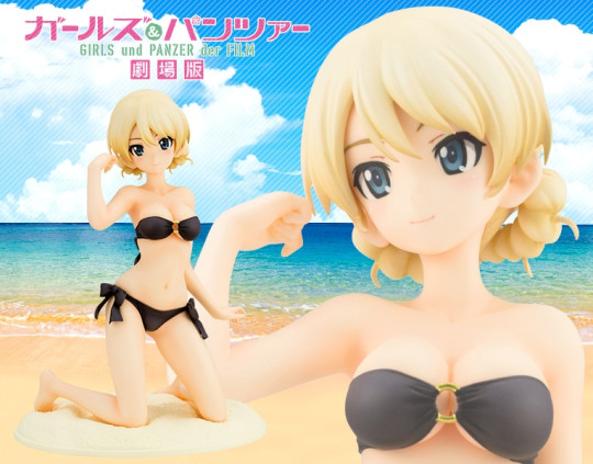 GIRLS UND PANZER DER FILM DARJEELING SWIMSUIT VER. ANI*STATUE