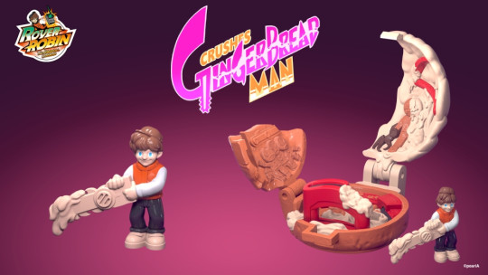ROVER ROBIN Crushes Gingerbread Man