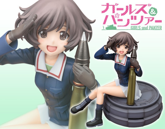 GIRLS UND PANZER YUKARI AKIYAMA ANI*STATUE