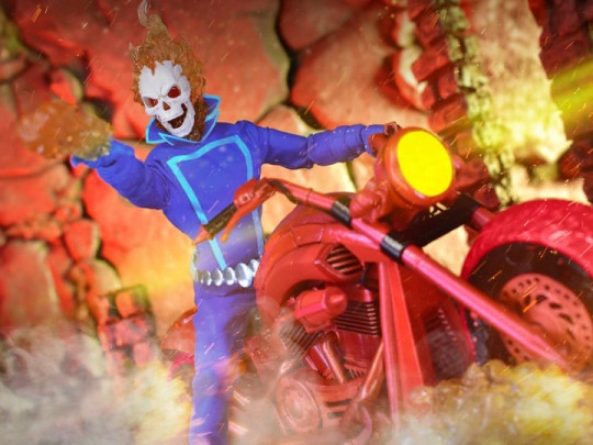 Ghost Rider One:12 Collective Marvels Ghost Rider & Hell Cycle (Vengeance Edition) BBTS Exclusive Set