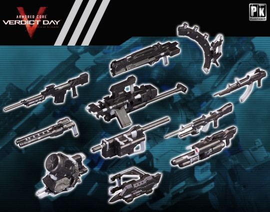 ARMORED CORE V ~ V.I. CUSTOMIZE SET 1 PLASTIC