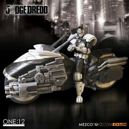 Judge Dredd and Lawmaster - Black and White Set SDCC 2016 Exclusive
