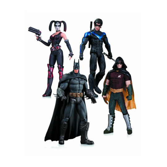 Robin, Harley Quinn, Batman & Nightwing