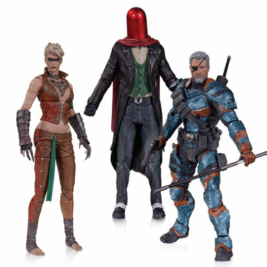 The Joker as Red Hood, Copperhead & Deathstroke (Unmasked)