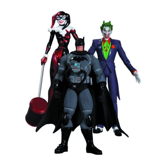 The Joker, Batman (Stealth Jumper Variant) & Harley Quinn