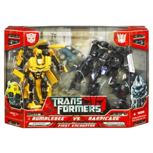 Transformers Movie Bumblebee vs. Barricade First Encounter