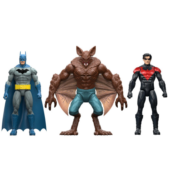 Batman & Nightwing vs. Man-Bat 3-Pack (12-inch)