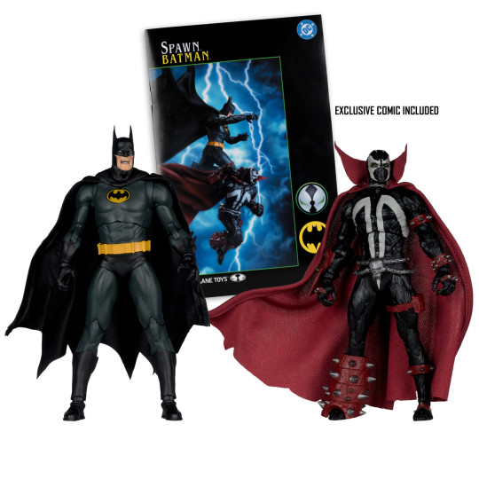Batman & Spawn (Dc Multiverse) 7 Figure 2-Pack Mcfarlane Elite Edition