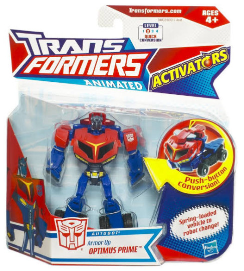 Animated Armor Up Optimus Prime