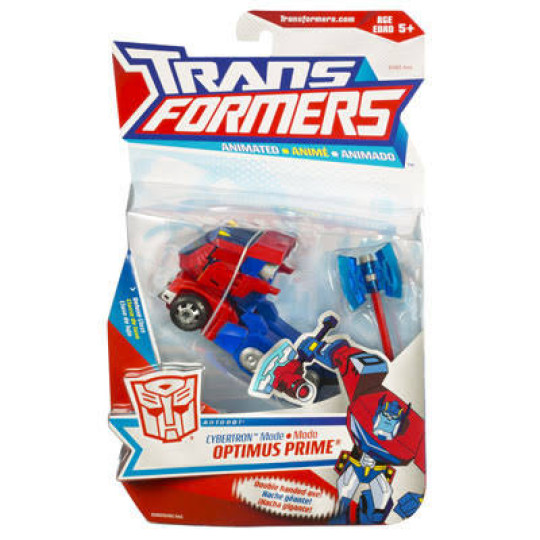 Animated Cybertron Mode Optimus Prime