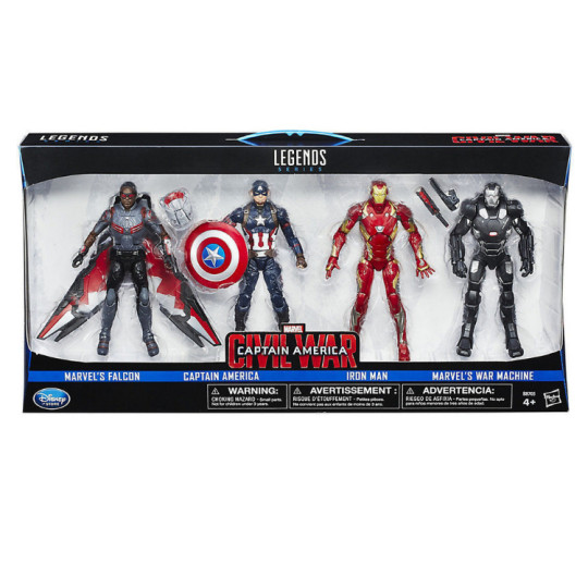 Falcon, Captain America, Iron Man & War Machine