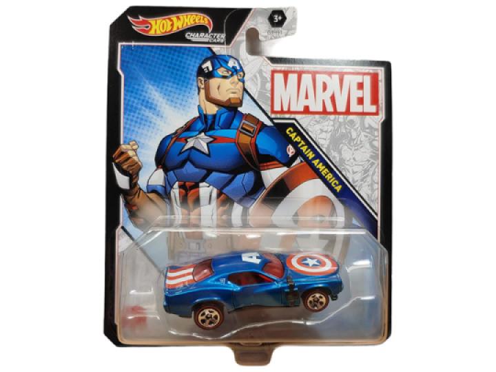Marvel Hot Wheels Character Cars Captain America