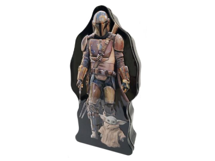 The Mandalorian Character Shaped Tin Pencil Box