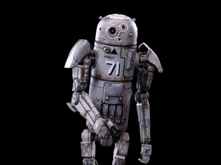 World War Robot Pocket Universe Bertie MK7 (Pacific Fleet Marine) 1/18 Scale