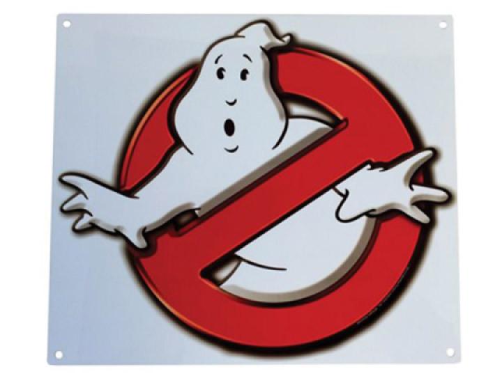 Ghostbusters No Ghosts Metal Sign