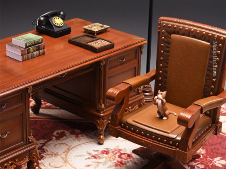 Bulldog Godfather 1/6 Scale Desk & Chair Accessory Set