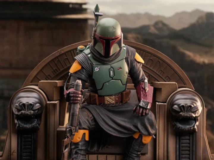 The Mandalorian Premier Collection Boba Fett on Throne 1/7 Scale Limited Edition Statue