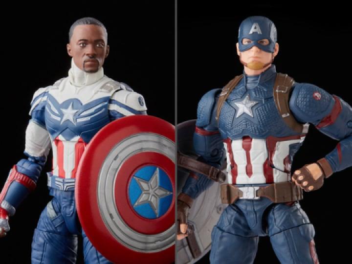 The Falcon and the Winter Soldier & Avengers: Endgame Marvel Legends Tag Team Captain America Action Two-Pack